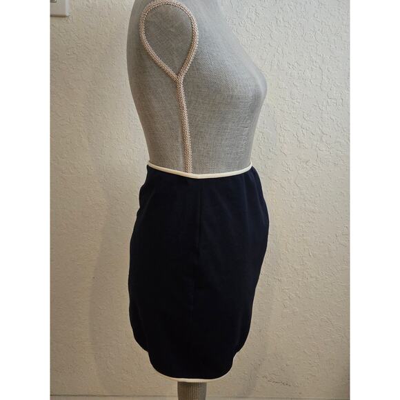 La Perla Sport Cover Up Size 48 Swimwear, Side Tie, Wrap Skirt Sarong Navy - Picture 4 of 6